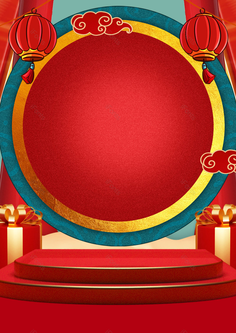 复古中国风C4D立体空间创意背景,插画/手绘图,插画/手绘图库,插画/手绘图下载,插画/手绘